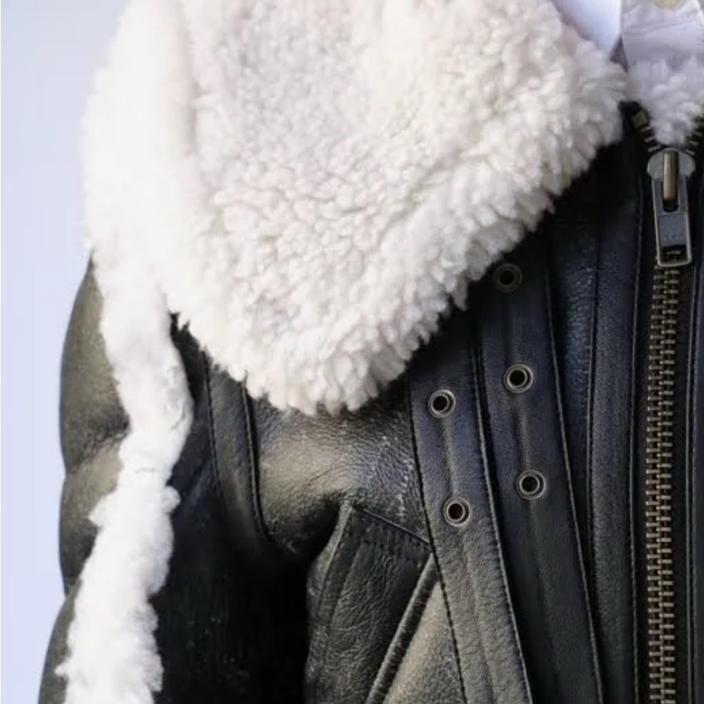 R13 Shrunken Shearling Jacket - image 2